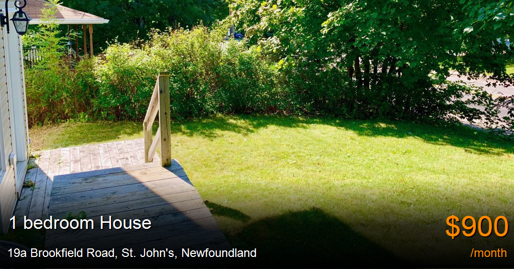19a brookfield road, st. john's House for Rent