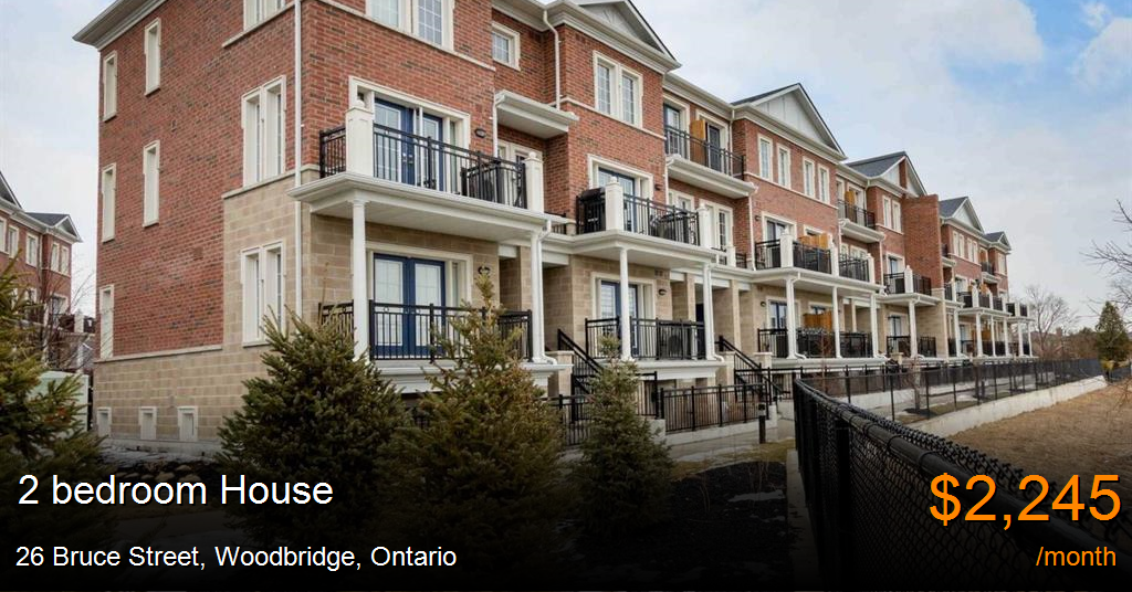 26 Bruce Street, Woodbridge House for Rent B96786