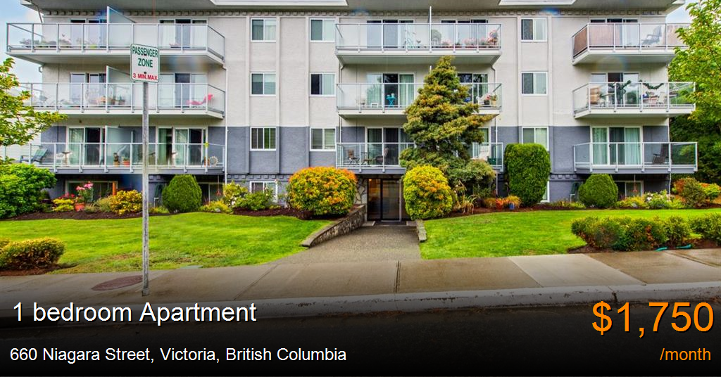 660 niagara street, victoria Apartment for Rent