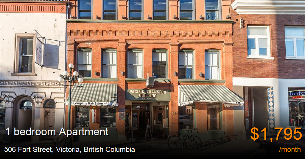 506 fort street, victoria Apartment for Rent