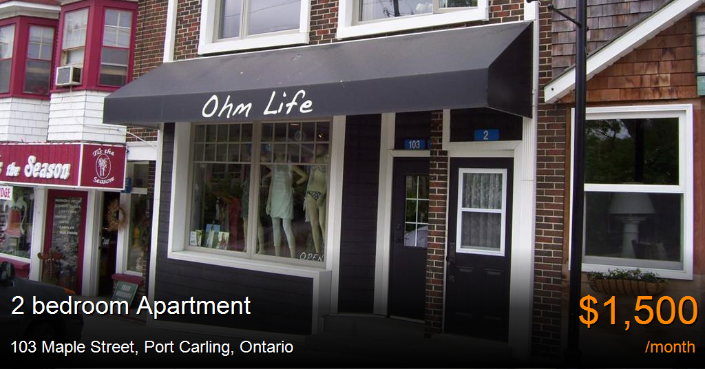 103 maple street, port carling Apartment for Rent