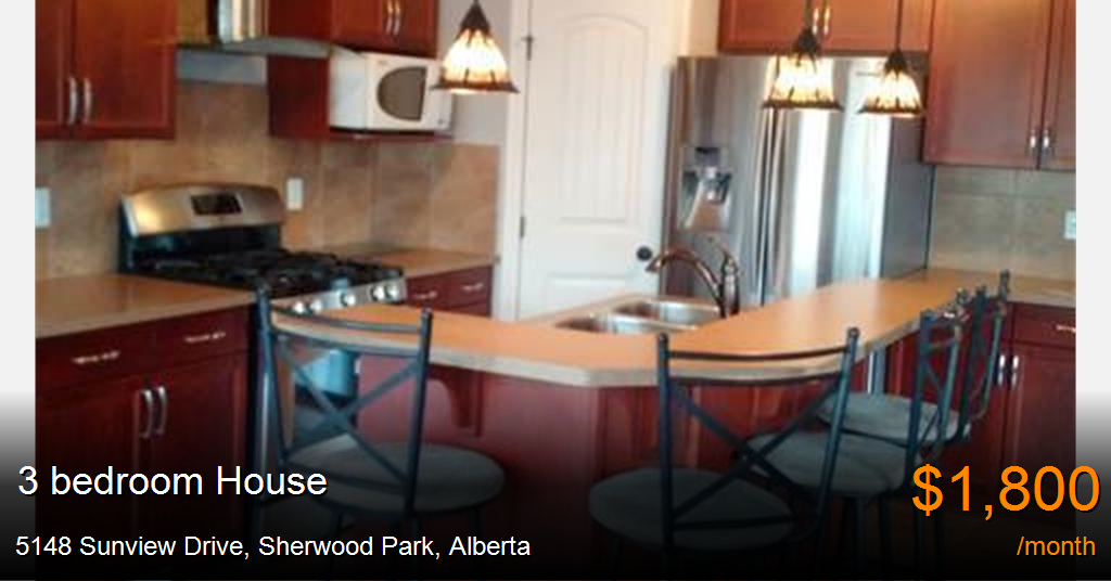 5148 sunview drive, sherwood park House for Rent