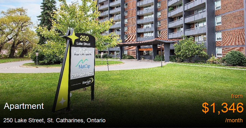 250 Lake Street, St. Catharines Apartment for Rent