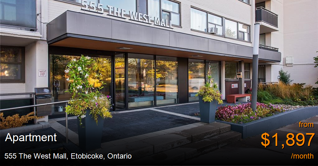 555 The West Mall, Etobicoke Apartment for Rent