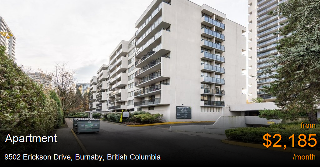 9502 Erickson Drive, Burnaby Apartment for Rent