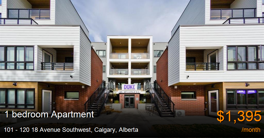 101 120 18 Avenue Southwest, Calgary Apartment for Rent