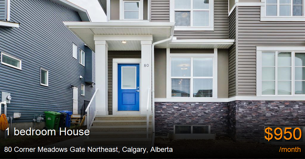 80 Corner Meadows Gate Northeast, Calgary House for Rent