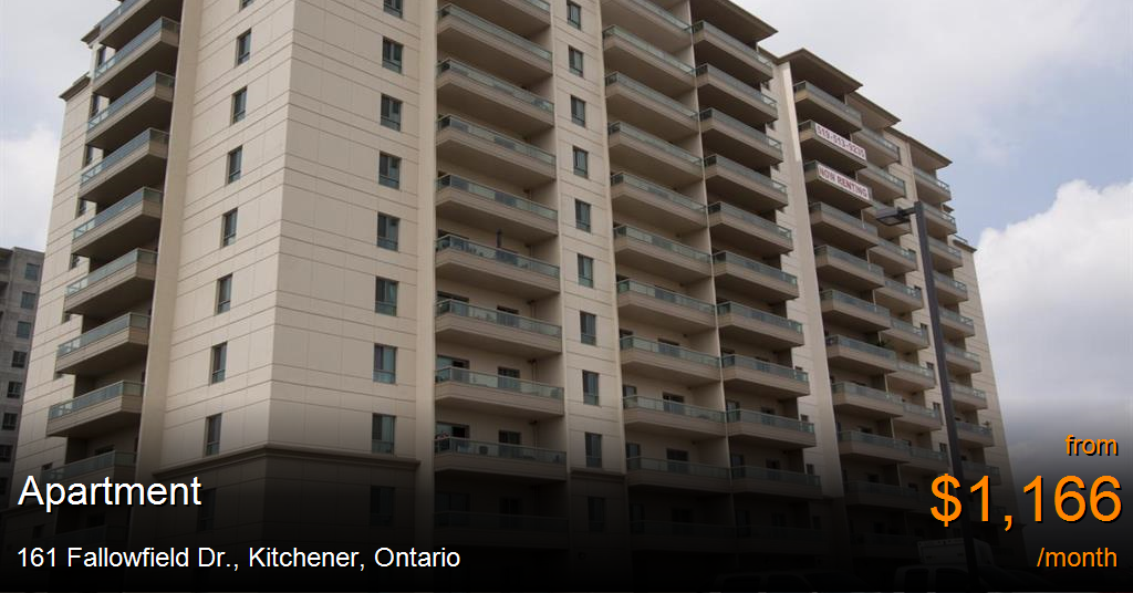 161 fallowfield dr., kitchener Apartment for Rent