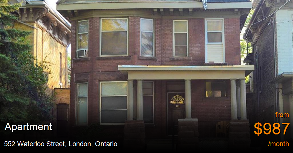 552 Waterloo Street, London Apartment for Rent B9846