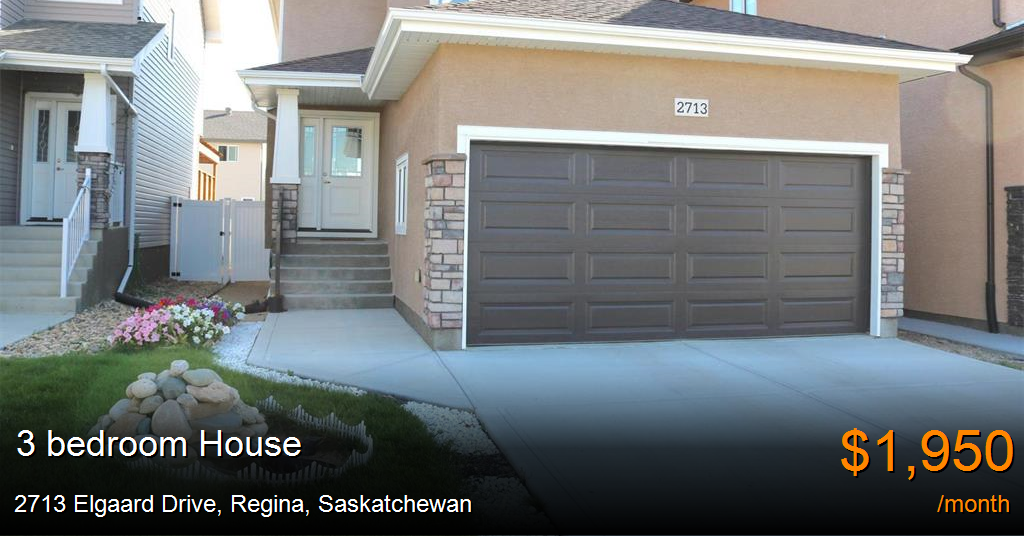 2713 Elgaard Drive, Regina House for Rent