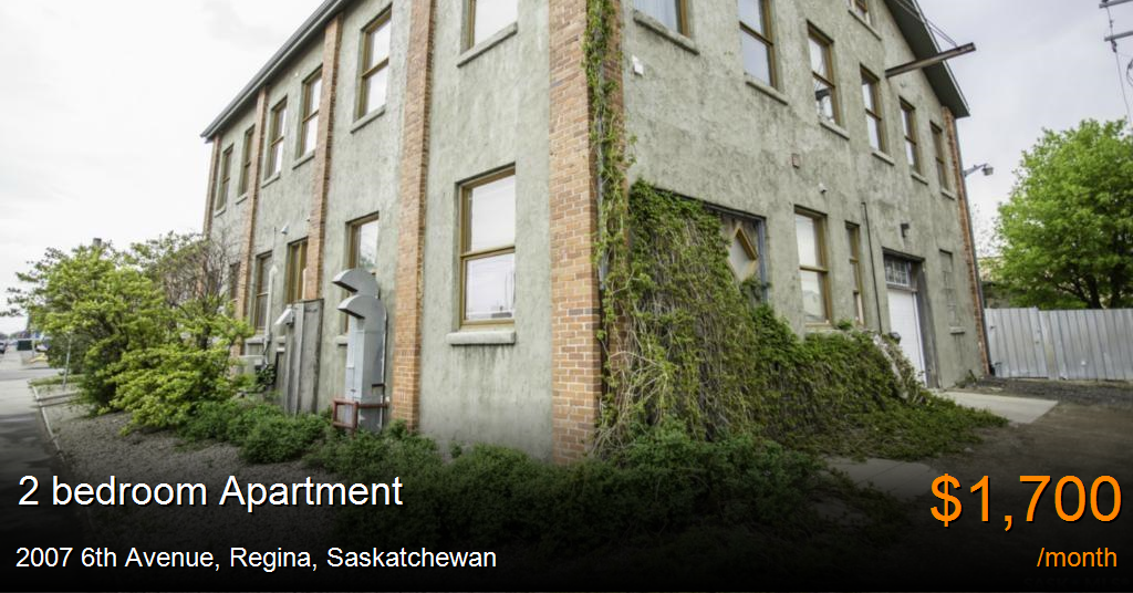 2007 6th Avenue, Regina Apartment for Rent