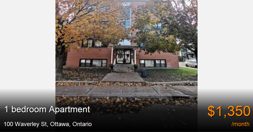 100 waverley st, ottawa Apartment for Rent