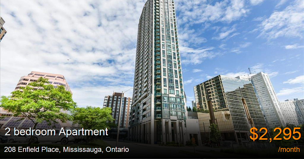 208 Enfield Place, Mississauga Apartment for Rent