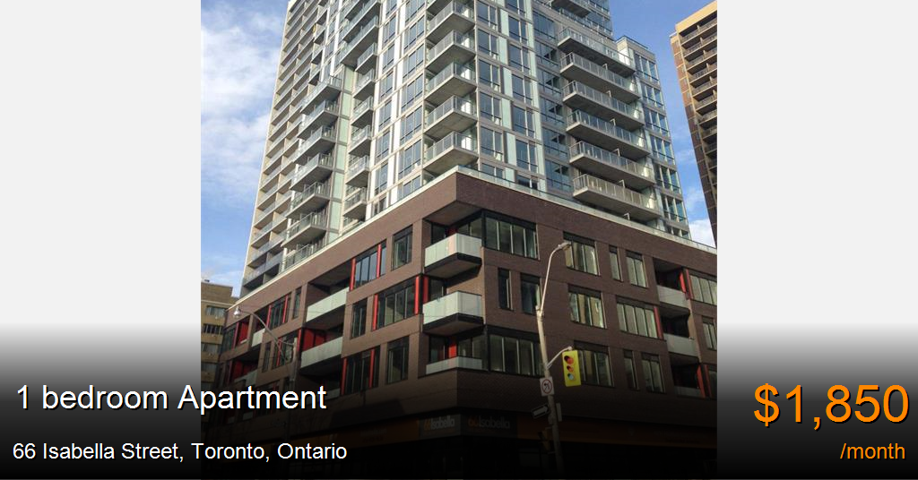66 isabella street, toronto Apartment for Rent
