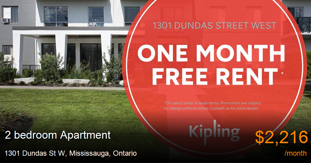 1301 Dundas Street West, Mississauga Apartment for Rent B53835