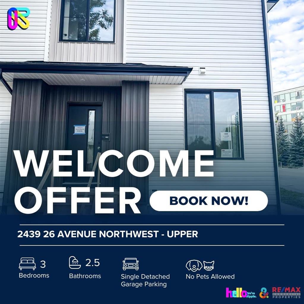 2439 26 Avenue Northwest - Upper