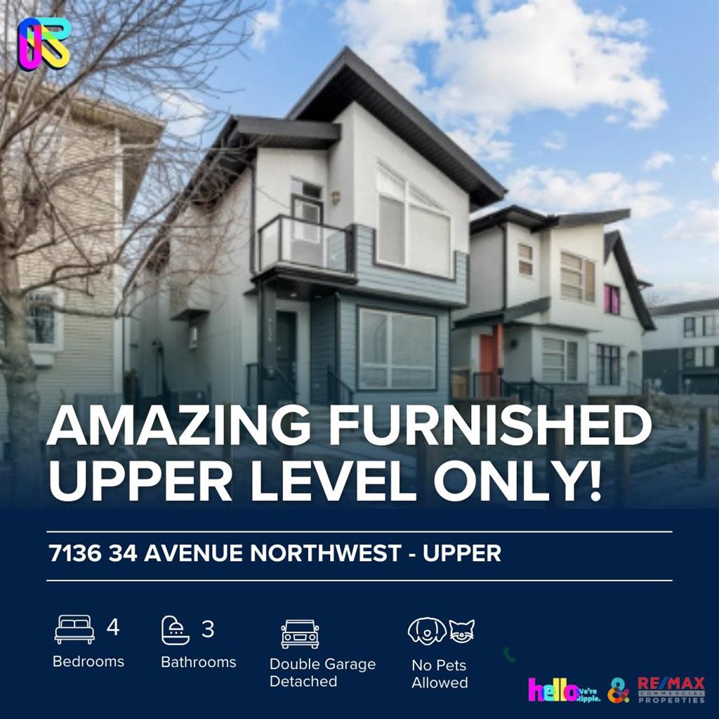 7136 34 Avenue Northwest - Upper