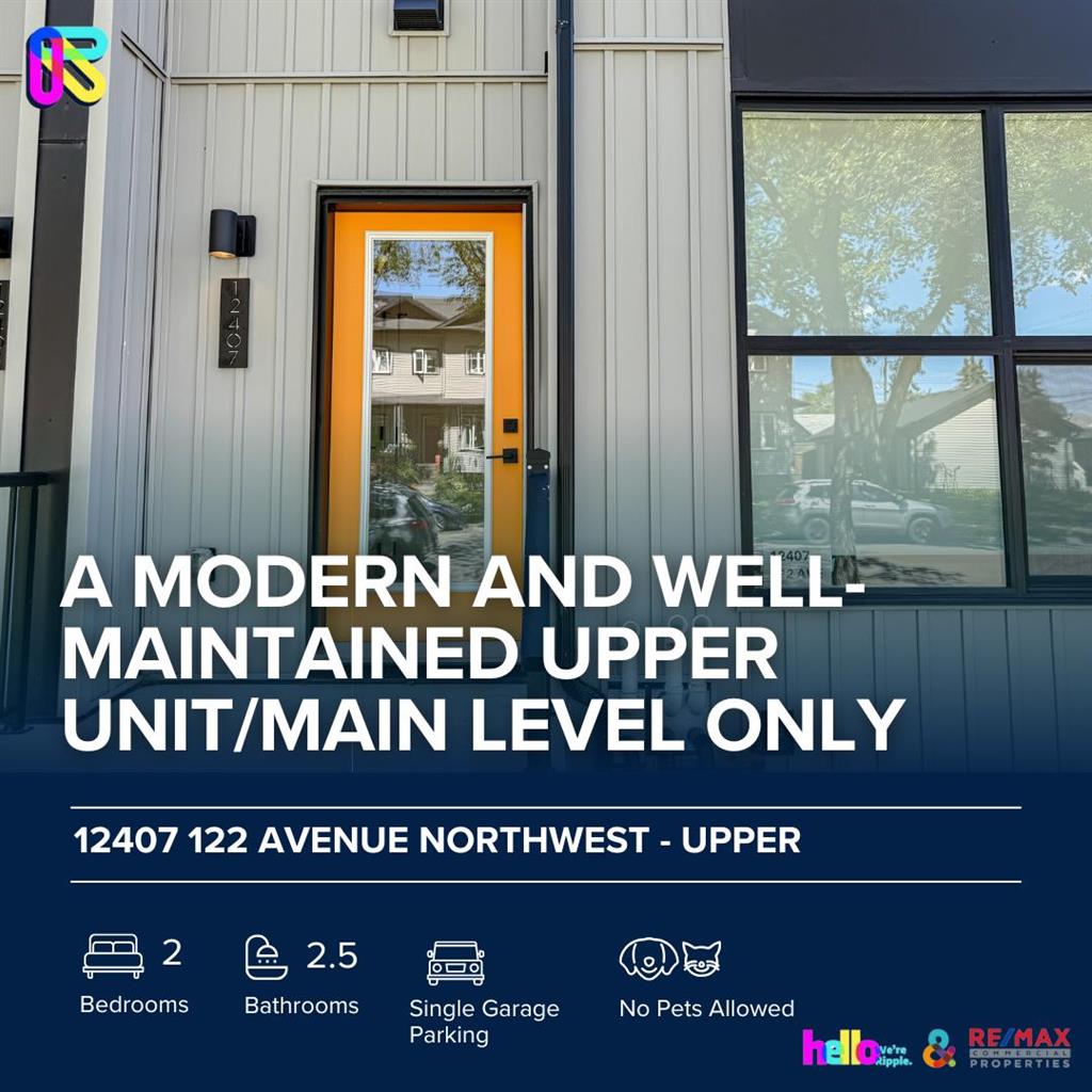 12407 122 Avenue Northwest - Upper